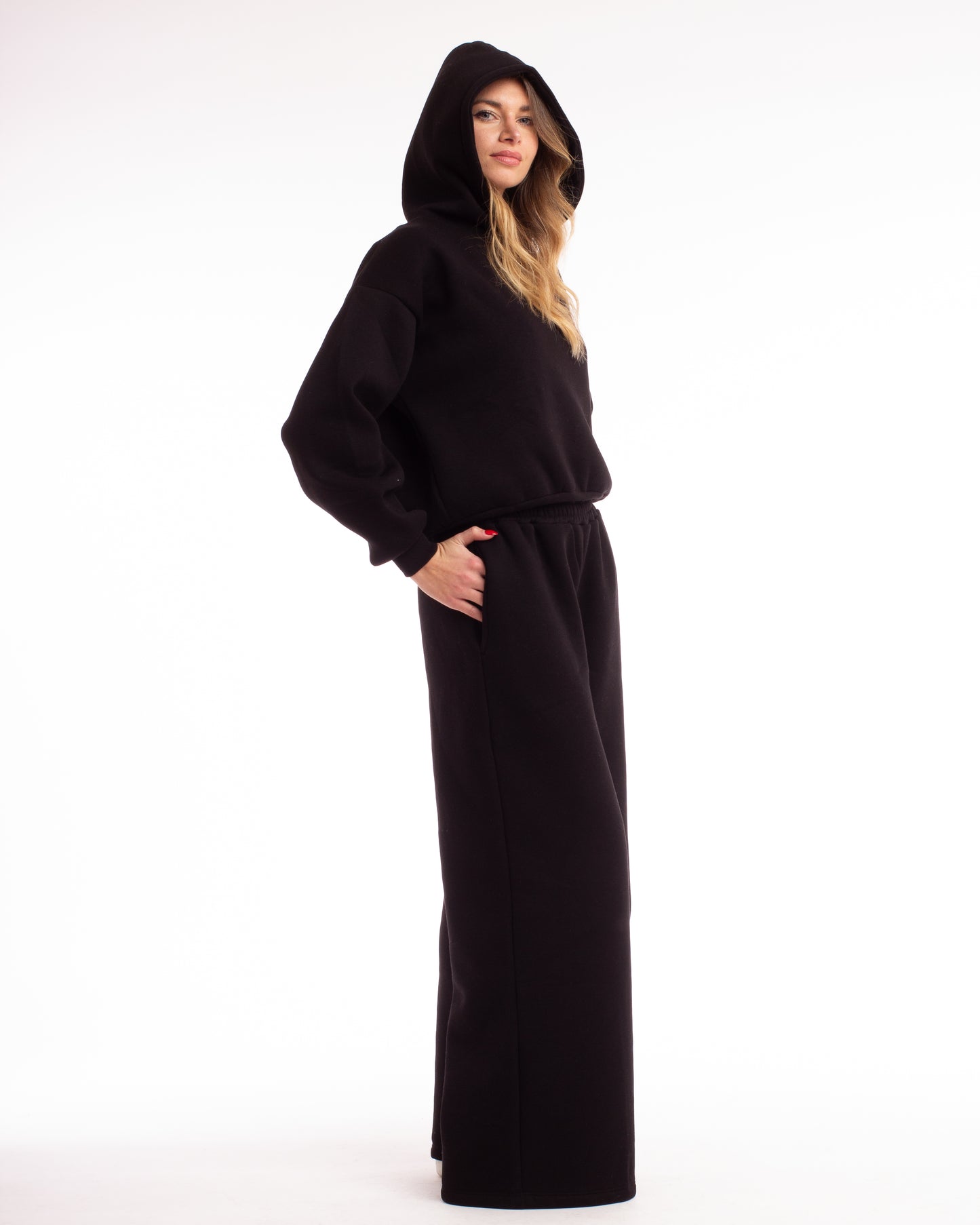 Tuta Muse Nera-Con Cappuccio