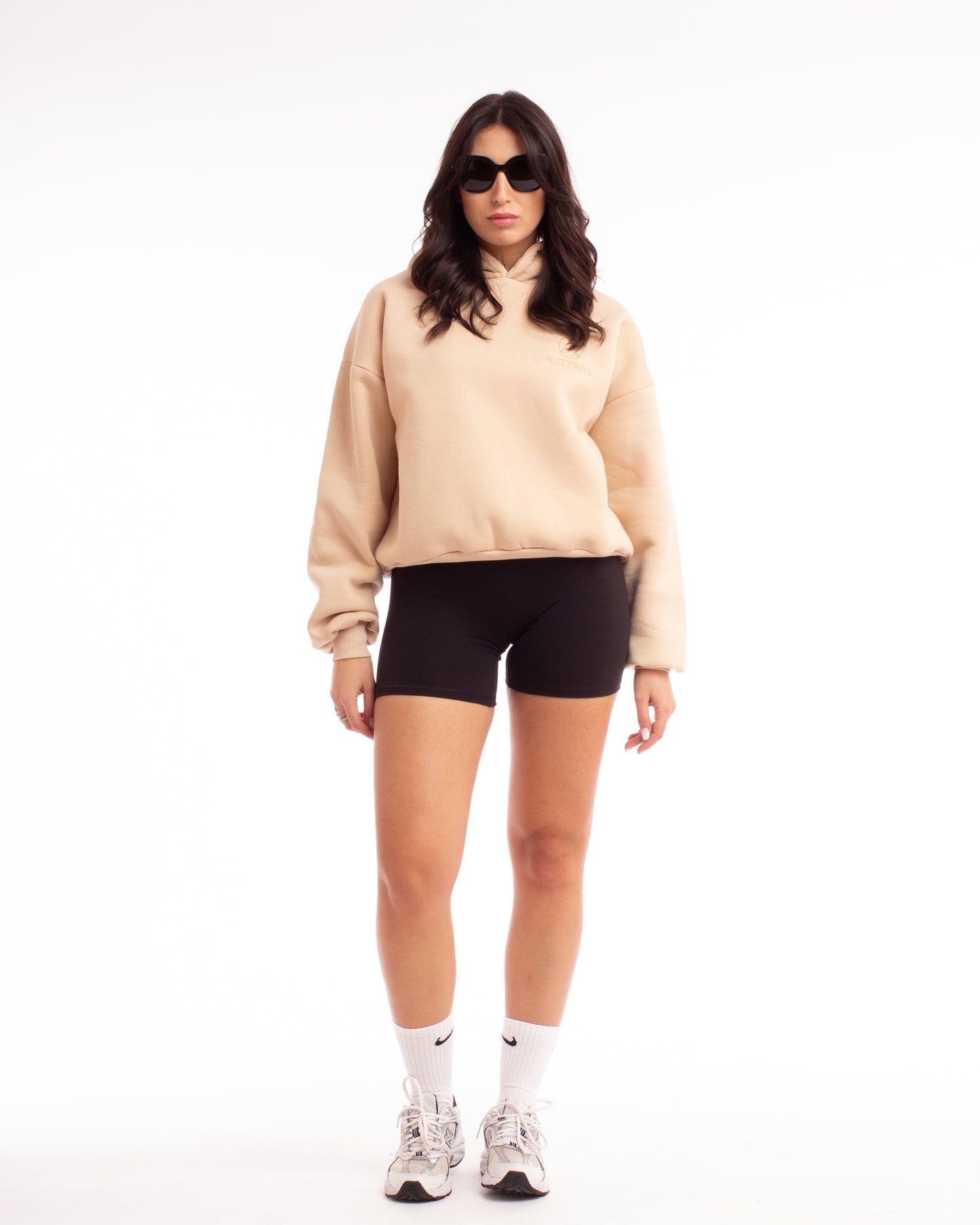 Felpa Muse Beige-Con Cappuccio