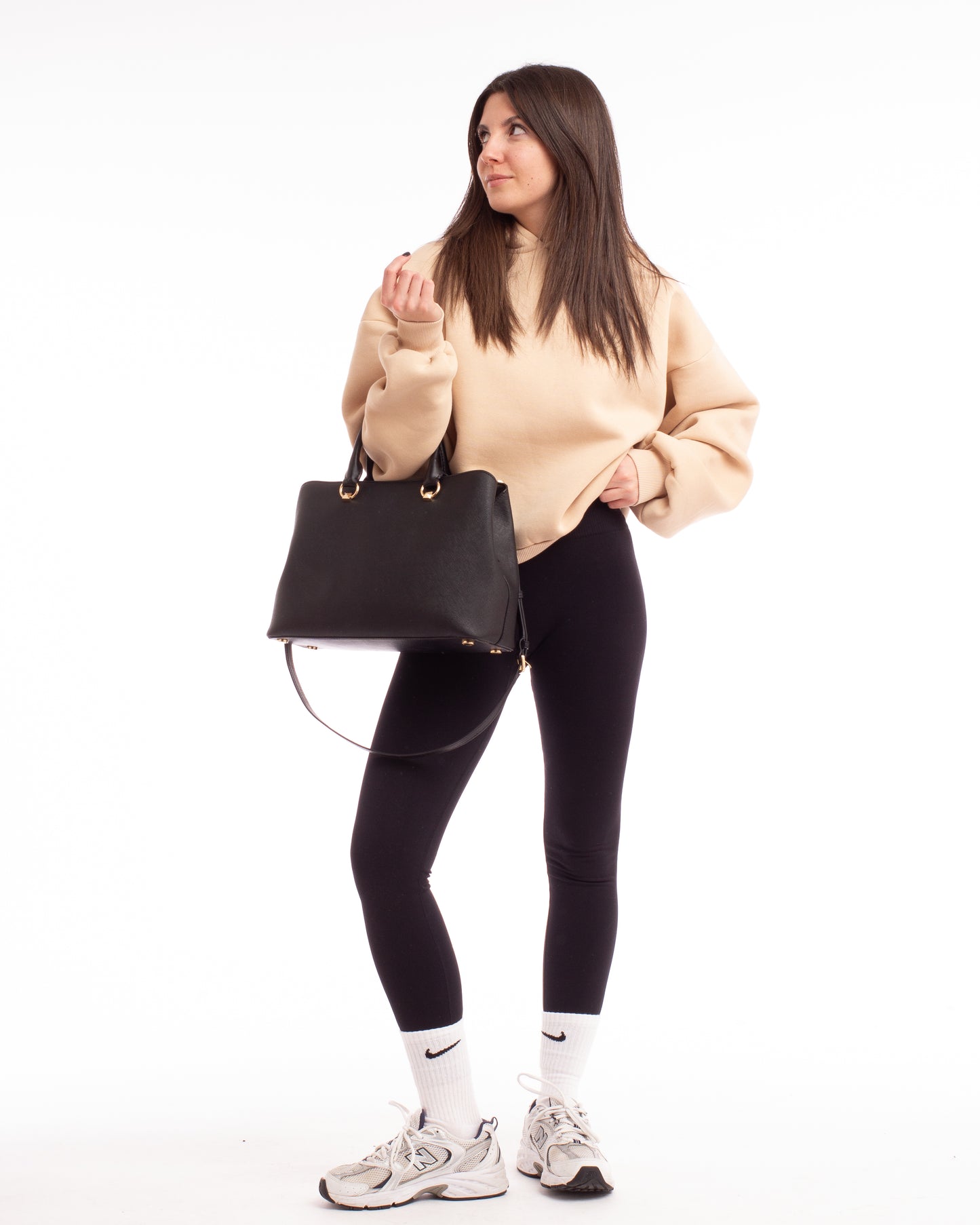 Felpa Muse Beige-Con Cappuccio