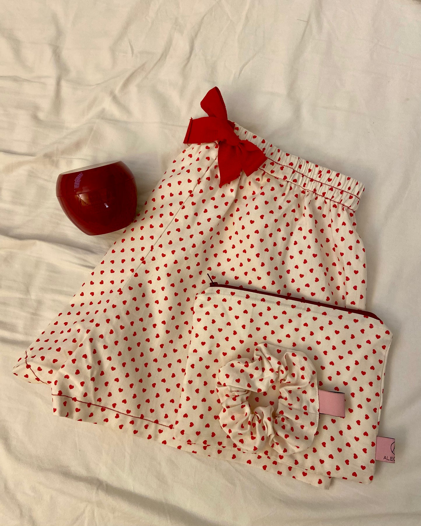 Set Shorts+ Pochette+ Scrunchie