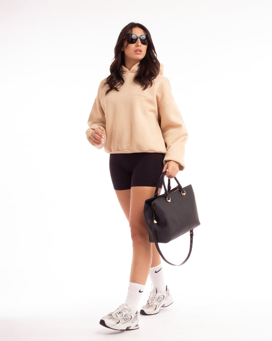 Felpa Muse Beige-Con Cappuccio