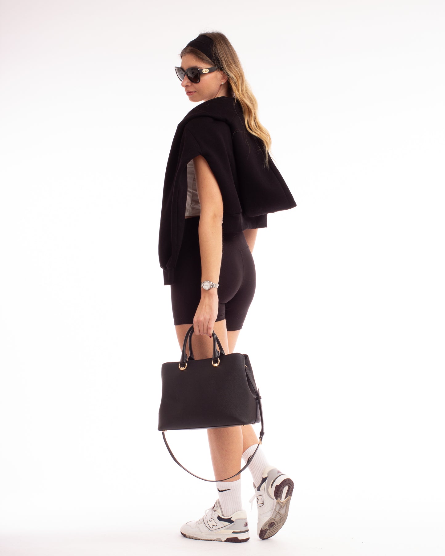Felpa Muse Nera-Con Cappuccio